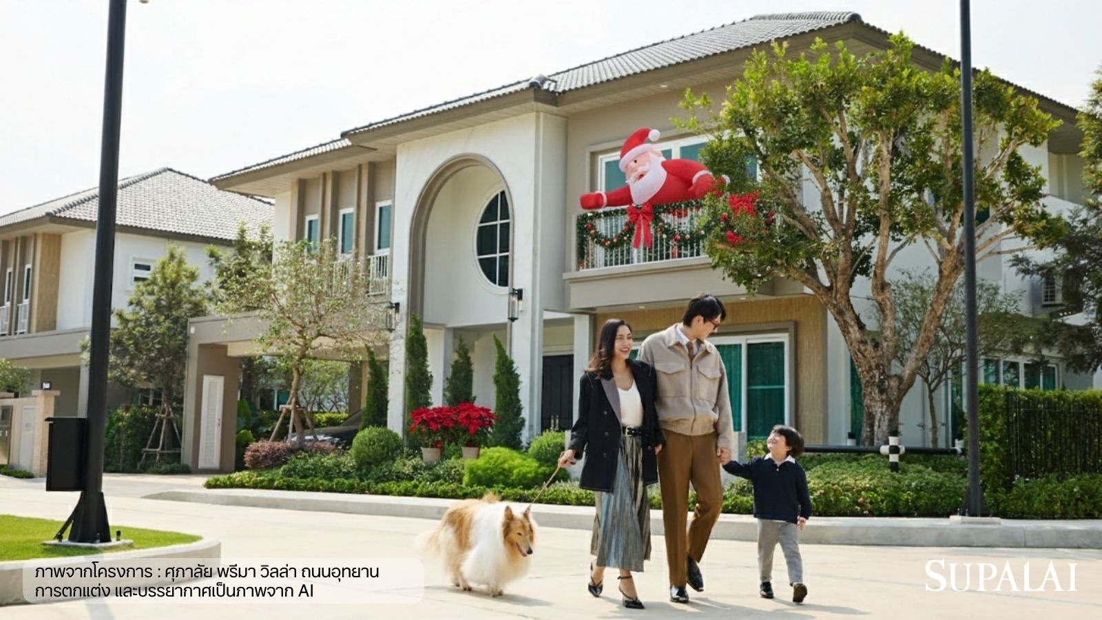 ไอเดียแต่งบ้านต้อนรับ Christmas ชวนคนที่บ้านมาแต่งต้นคริสต์มาสกัน-ตุ๊กตาซานต้าเป่าลม.jpg